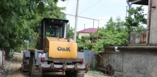 გარდაბნის მუნიციპალიტეტში საგზაო ინფრასტრუქტურის მოწესრიგება აქტიურ რეჟიმში მიმდინარეობს