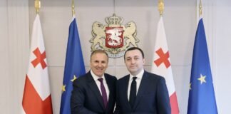 ირაკლი ღარიბაშვილი „ბლუმბერგის“ გლობალურ დირექტორს ტოდ ბაიერს შეხვდა