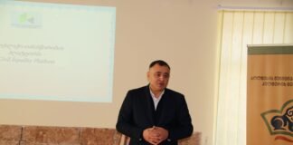 გოგი მეშველიანი „სოფლად მცხოვრები ახალგაზრდების პიროვნული განვითარებისა და ცნობიერების ამაღლების ხელშეწყობა“ პრეზენტაციას დაესწრო