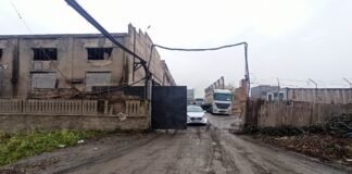 ჯეოსთილის საწარმოში ხიდურა ამწეს ცეცხლი გაუჩნდა