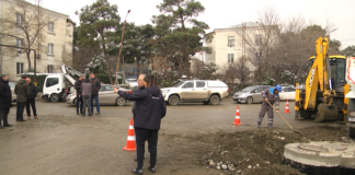 რუსთავში რამდენიმე ქუჩაზე გზის საფარს რეაბილიტაცია უტარდება