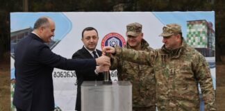 ირაკლი ღარიბაშვილმა კრწანისში გენერალ გიორგი მაზნიაშვილის სახელობის კადეტთა სამხედრო ლიცეუმის მშენებლობას ჩაუყარა საფუძველი