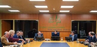 ირაკლი კობახიძე ბასკეთის პარლამენტის თავმჯდომარეს შეხვდა