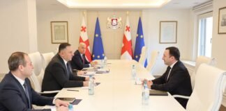 ირაკლი ღარიბაშვილმა შინაგან საქმეთა მინისტრთან და მის მოადგილეებთან სამუშაო შეხვედრა გამართა