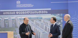თბილისში, დევნილი ოჯახების განსახლების მიზნით, 2 400 ბინის მშენებლობა დაიწყო