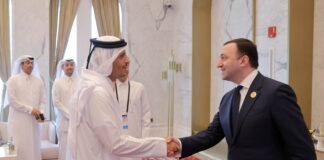 ირაკლი ღარიბაშვილი დოჰაში ორმხრივ შეხვედრებს მართავს