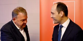 ვიცე-პრემიერი ლევან დავითაშვილი დანიის საგარეო საქმეთა მინისტრს ლარს ლოკე რასმუსენს შეხვდა