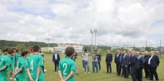 ირაკლი ღარიბაშვილმა, ქუთაისში საქართველოს ფეხბურთის ფედერაციის აკადემია დაათვალიერა