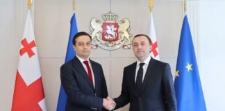 ირაკლი ღარიბაშვილი საქართველოს სახალხო დამცველს ლევან იოსელიანს შეხვდა