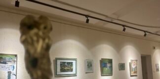 სამხატვრო სკოლაში რუსთავის მხატვართა გაერთიანება „გამა“-ს წევრების ნამუშევრების გამოფენა გაიმართა