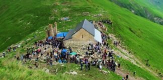 ლომისის მთის ტერიტორიაზე მეხანძრე-მაშველები მორიგეობენ