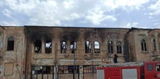 რუსთავში, ძველი სახანძროს შენობაში გაჩენილი ცეცხლი ლიკვიდირებულია