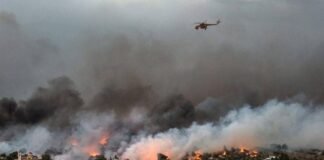 საბერძნეთის კუნძულ როდოსზე, ტყის ხანძრის გამო მოსახლეობის ევაკუაცია განხორციელდა