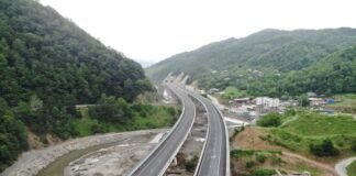 რიკოთზე 51 გვირაბიდან, 45 გვირაბი უკვე გაჭრილია