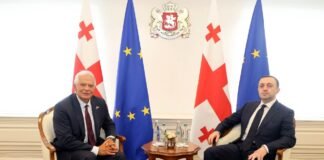 ირაკლი ღარიბაშილი ევროკომისიის ვიცე-პრეზიდენტს ჯოზეფ ბორელს შეხვდა