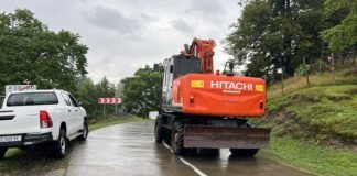 გურიის სტიქიის გამო მოძრაობა დროებით აკრძალულია საავტომობილო გზების ორ მონაკვეთზე