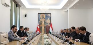 შალვა პაპუაშვილი უნგრეთის ეროვნული ასამბლეის პრეზიდენტს შეხვდა