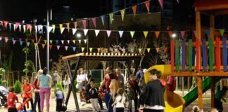 რუსთავში, კიდევ ერთი ახალი შიდასაუბნო საზოგადოებრივი სივრცე მოეწყო