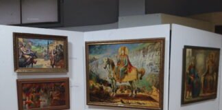 რუსთავის ისტორიულ მუზეუმში გურამ მღებრიშვილის ნამუშევრების გამოფენა და წიგნის პრეზენტაცია გაიმართა