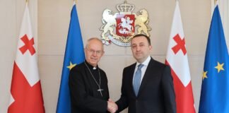 საქართველოს პრემიერ-მინისტრი კენტერბერის მთავარეპისკოპოს ჯასტინ უელბის შეხვდა