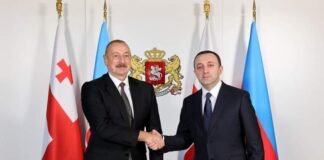 ირაკლი ღარიბაშვილი აზერბაიჯანის რესპუბლიკის პრეზიდენტ ილჰამ ალიევს შეხვდა