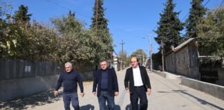 დავით შერაზადიშვილი ქალაქ ბოლნისში საგზაო ინფრასტრუქტურის მოწყობის მიმდინარე და დასრულებულ პროექტებს გაეცნო