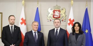 ირაკლი ღარიბაშვილი საქართველოში ოფიციალური ვიზიტით მყოფ ვენეციის კომისიის დელეგაციას შეხვდა
