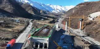 ქვეშეთი-კობის გზაზე 1.5 კმ-იანი ახალი გვირაბი გაიჭრა