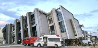 იაპონიაში მიწისძვრის შედეგად დაღუპულთა რიცხვი 64-მდე გაიზარდა