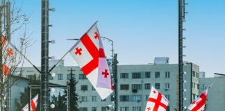 რუსთავში სახელმწიფო დროშის დღე აღინიშნება