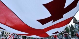 აშშ-ის საელჩო: ვულოცავთ ჩვენს ქართველ პარტნიორებსა და მეგობრებს საქართველოს ეროვნული დროშის დღეს