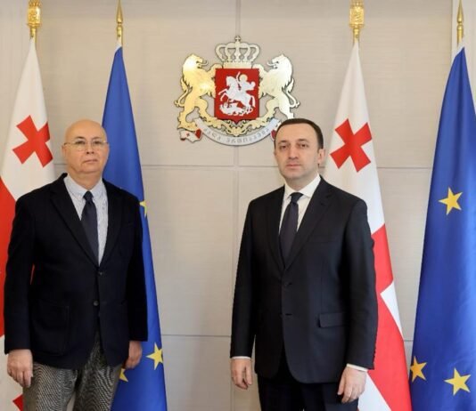 ირაკლი ღარიბაშვილი ისრაელის სახელმწიფოში ახლად დანიშნულ საქართველოს საგანგებო და სრულუფლებიან ელჩს ზაზა კანდელაკს შეხვდა