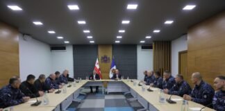 ვახტანგ გომელაური განსაკუთრებულ დავალებათა დეპარტამენტის ხელმძღვანელ პირებს შეხვდა