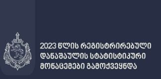 შსს 2023 წლის დანაშაულის სტატისტიკურ მონაცემებს აქვეყნებს