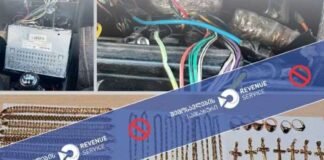 მებაჟე ოფიცრებმა სადახლოზე დიდი ოდენობით არადეკლარირებული ოქროს ნაკეთობების შემოტანის მცდელობის ფაქტი აღკვეთეს