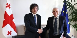 პრემიერ-მინისტრი ირაკლი კობახიძე ევროკომისიის ვიცე-პრეზიდენტს − ჯოზეფ ბორელს შეხვდა