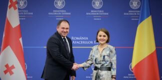 საგარეო ურთიერთობათა კომიტეტის დელეგაცია, ნიკოლოზ სამხარაძის ხელმძღვანელობით რუმინეთის საგარეო საქმეთა მინისტრს შეხვდა