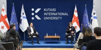 ირაკლი კობახიძემ ქუთაისის საერთაშორისო უნივერსიტეტში (KIU) საჯარო ლექცია წაიკითხა
