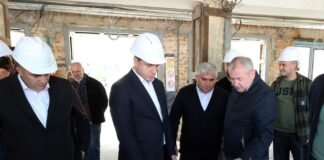 გიორგი ამილახვარი ქალაქ რუსთავის მე-7 საჯარო სკოლის სარეაბილიტაციო სამუშაოებს გაეცნო