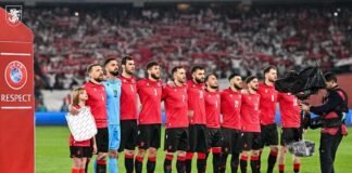 საქართველოს ეროვნული ნაკრები FIFA-ს რეიტინგში დაწინაურდა