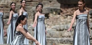 პარიზის ზაფხულის 33-ე ოლიმპიური თამაშების ცეცხლის დანთების ცერემონია გაიმართა