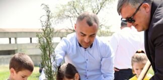 ვაზიანში, დედამიწის დღესთან დაკავშირებით გამწვანების აქცია გაიმართა