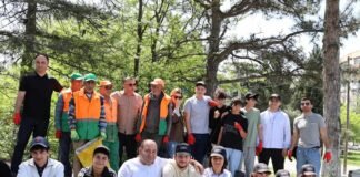 დედამიწის დღესთან დაკავშირებით გარდაბანში დასუფთავების აქცია გაიმართა