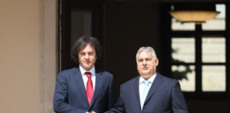 საქართველოს პრემიერ-მინისტრი ირაკლი კობახიძე უნგრეთის პრემიერ-მინისტრ ვიქტორ ორბანს შეხვდა