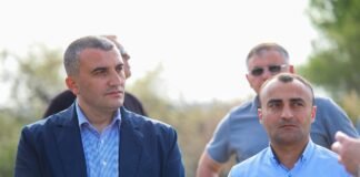 გარდაბნის მუნიციპალიტეტში, დასრულებული სამელიორაციო პროექტები რწმუნებულმა და მერმა მოინახულეს