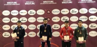 რუსთაველი თავისიფალი სტილით მოჭიდავე დავით გორგაძე,ბრინჯაოს მედლის მფლობელი გახდა