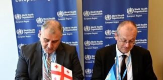 მიხეილ სარჯველაძემ და ჯანმრთელობის მსოფლიო ორგანიზაციის ევროპის რეგიონულმა დირექტორმა ჰანს კლუგემ, 2024-2027 წლების თანამშრომლობის სტრატეგიას მოაწერეს ხელი