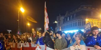 უცხოური გავლენის გამჭვირვალობის შესახებ” კანონპროექტის საწინააღმდეგო აქციას მართავენ