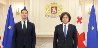 ირაკლი კობახიძე შვედეთის სამეფოს საერთაშორისო განვითარების თანამშრომლობის და საგარეო ვაჭრობის მინისტრს იოჰან ფორსელს შეხვდა