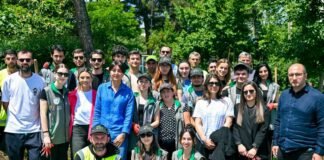 რუსთავის მერიის პროექტ ,,ახალი სიმწვანის“ ფარგლებში,გამწვანების აქცია გაიმართა